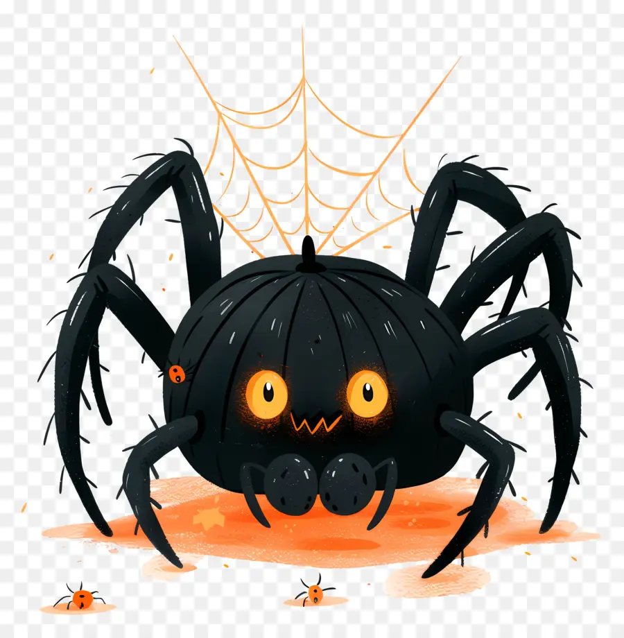 Araña De Halloween，Araña Negra PNG