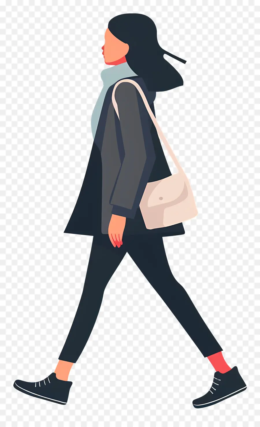 Mujer Que Camina，Mujer PNG