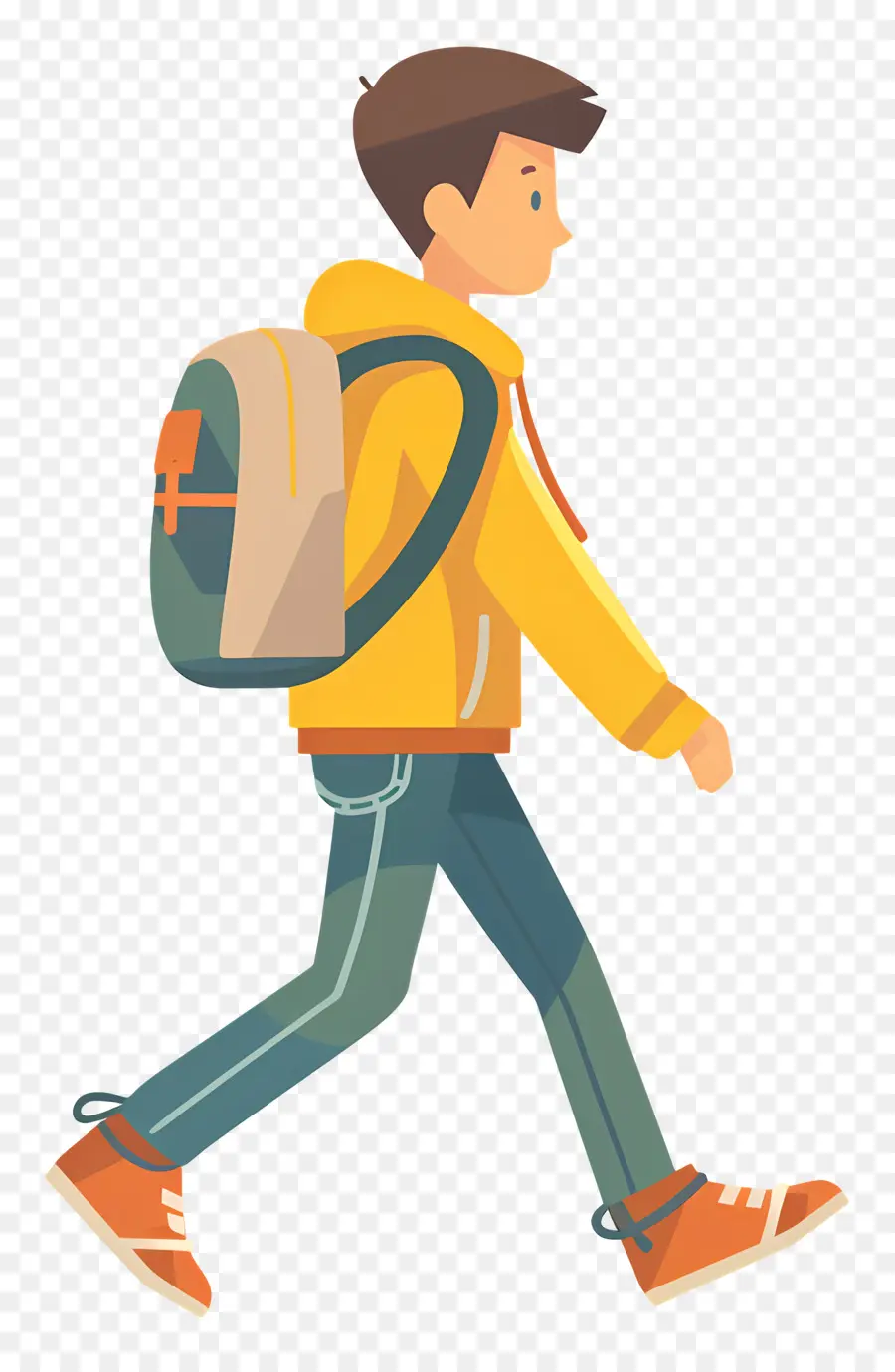 Muchacho Que Camina，Estudiante De Caminar PNG