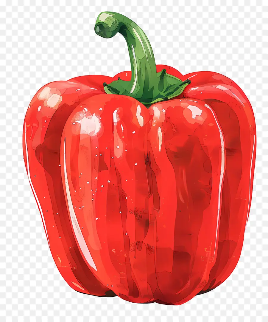 Red Bell Pepper，Pimiento Rojo PNG