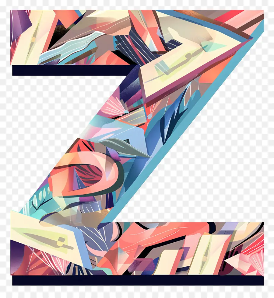 Letra Z，El Arte Abstracto PNG