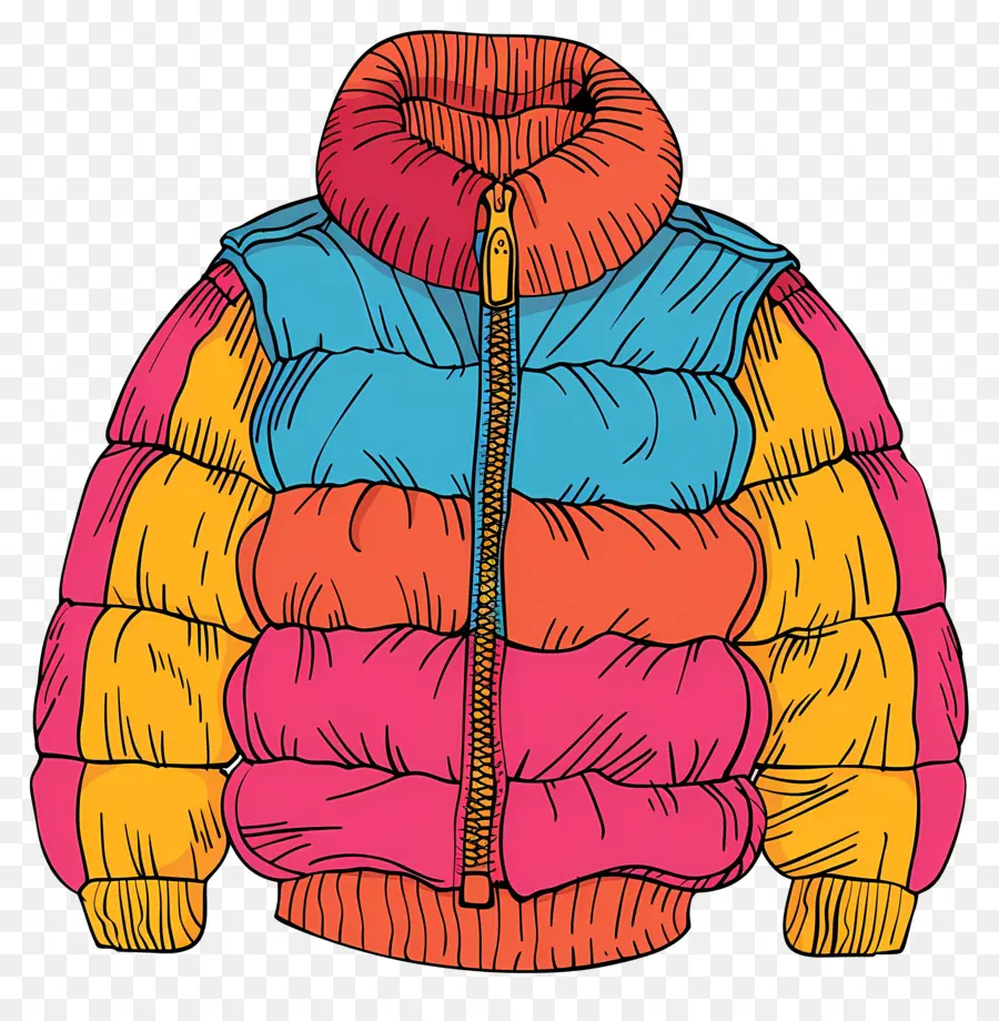 Abrigo De Invierno，Chaqueta Acolchada PNG