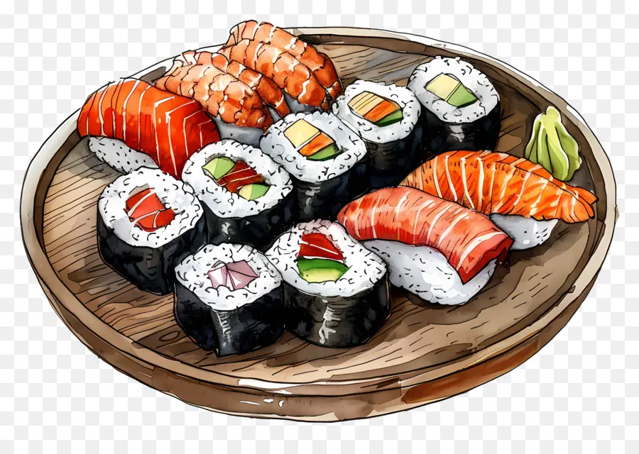 Sushi，Pescado Crudo PNG