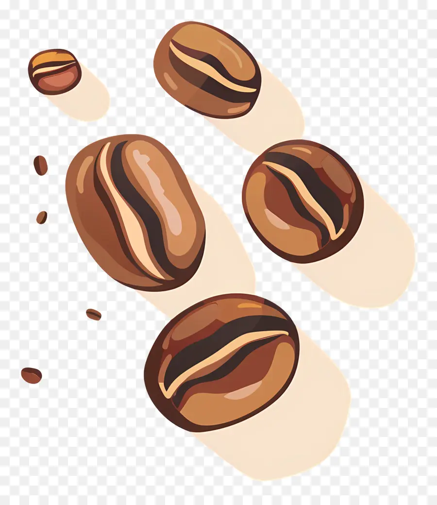 Los Granos De Café，Frijoles Asados PNG