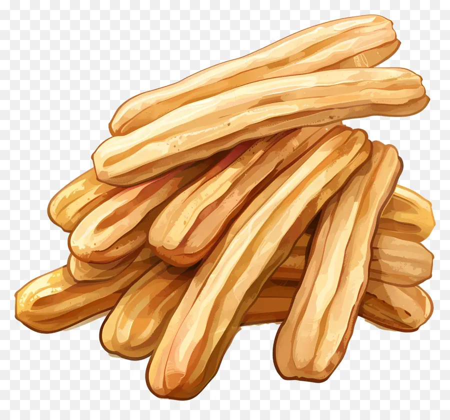 Churros，Las Papas Fritas PNG