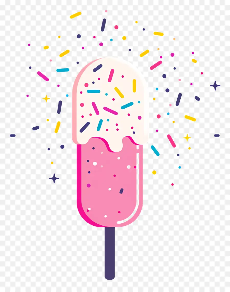 Helado Con Chispas，Cono De Helado PNG