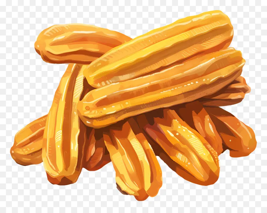 Churros，Las Papas Fritas PNG