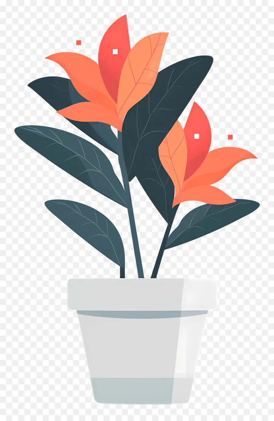 Planta Con Flores，Flor En Maceta PNG