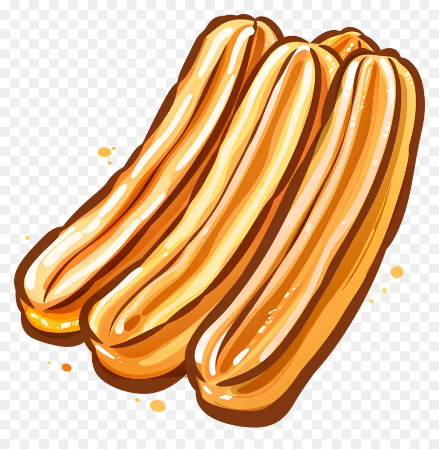 Churros，Las Papas Fritas PNG