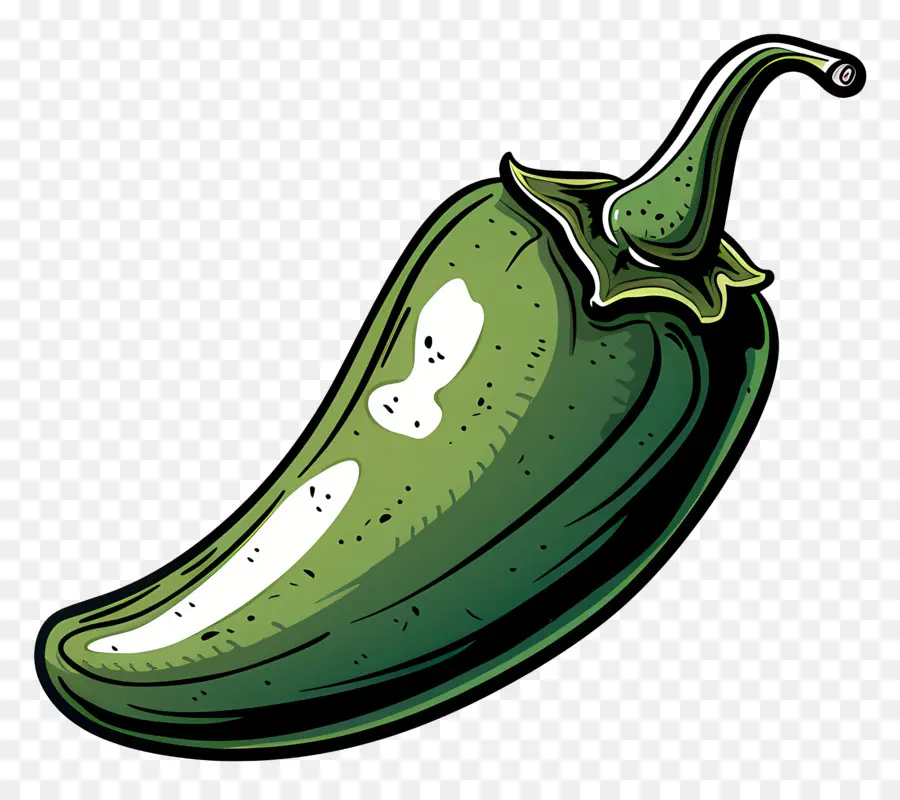 Pimiento Jalapeño，La Pimienta Verde PNG