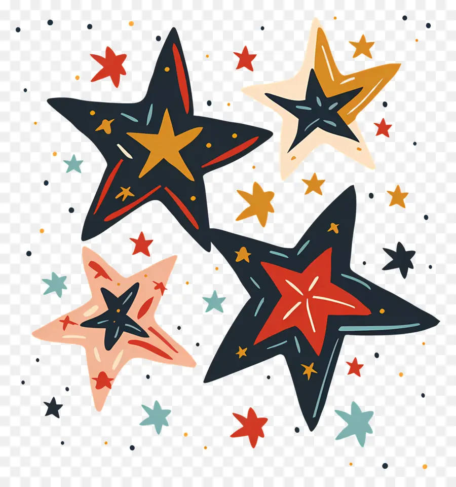 Estrellas De Navidad，Estrellas PNG