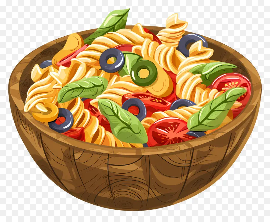 Ensalada De Pasta，Plato De Pasta PNG