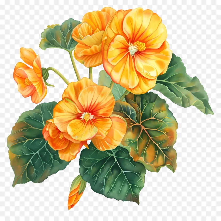 Begonia De Flor，Banner Flores PNG