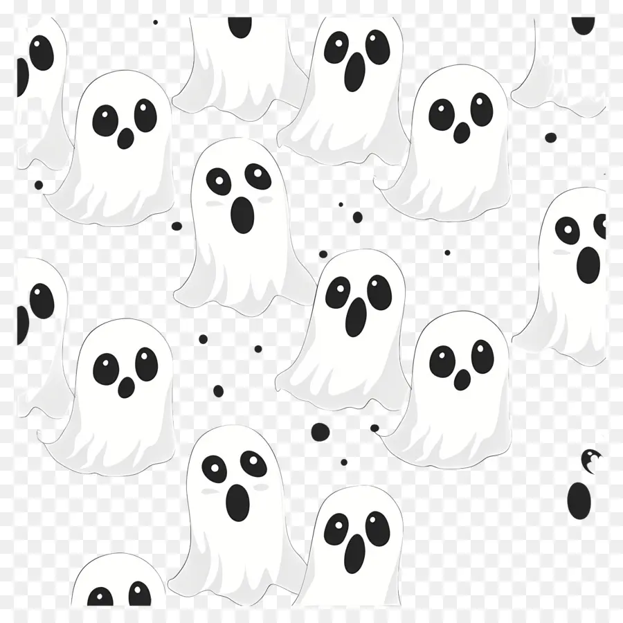 Patrón De Fantasmas，Fantasmas PNG