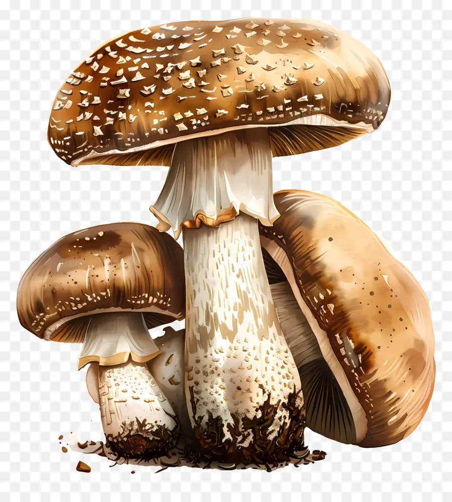 Hongo Shiitake，Hongos PNG