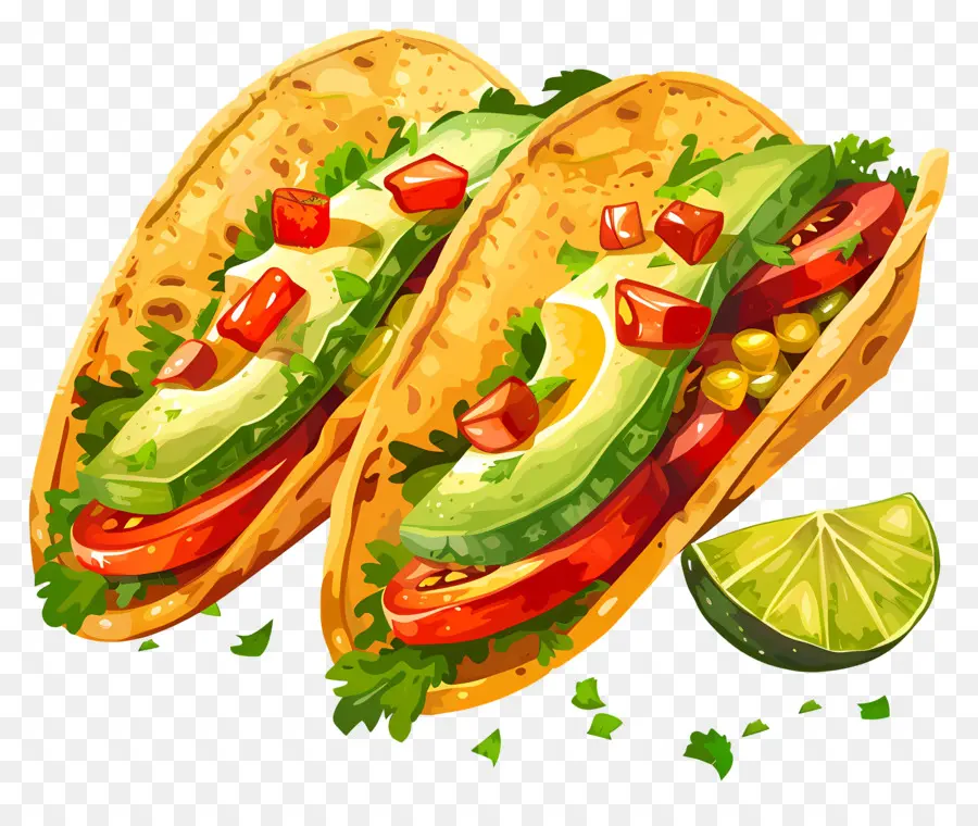 Tostadas，Tacos PNG