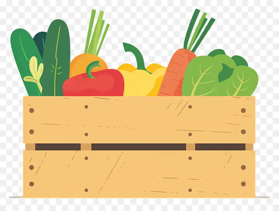 Caja Vegetal，Verduras PNG