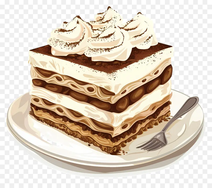 Pastel De Tiramisú，Pastel De Chocolate PNG