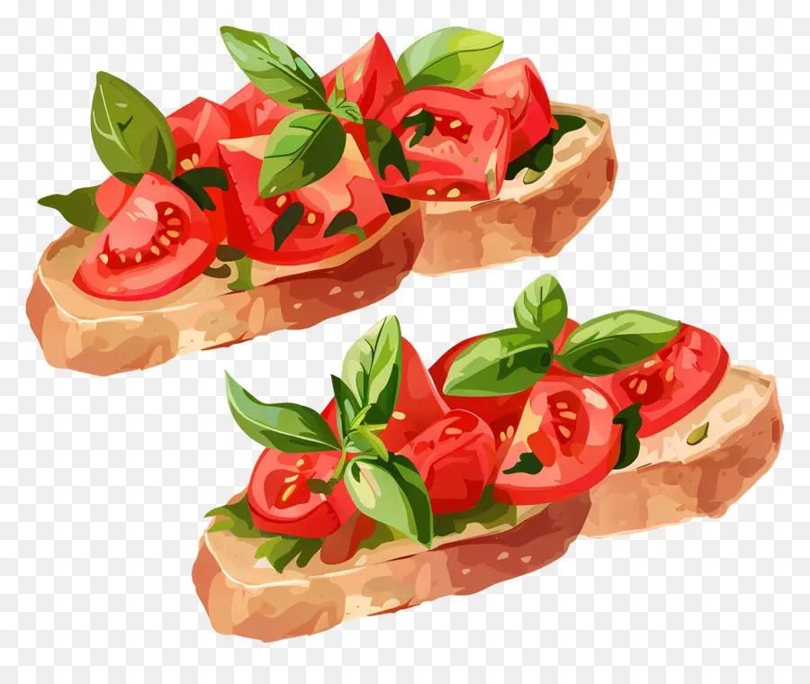 Bruschetta，Tostadas PNG