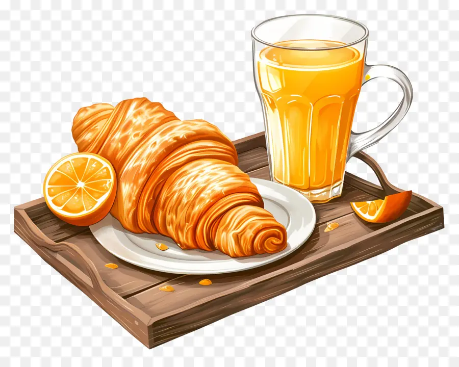 El Desayuno，Croissants PNG