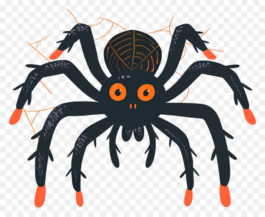 Araña De Halloween，Araña Negra PNG