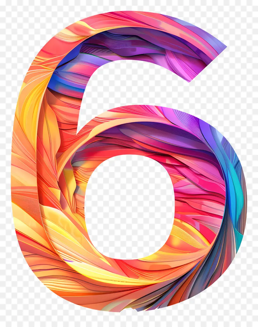 Número 6，El Arte Abstracto PNG