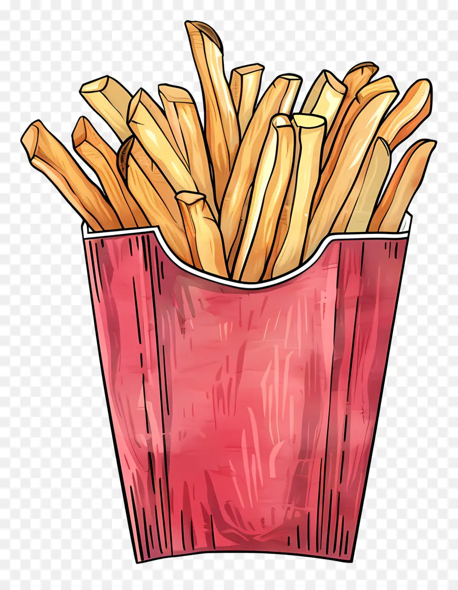 Papas Fritas，Bocadillo PNG