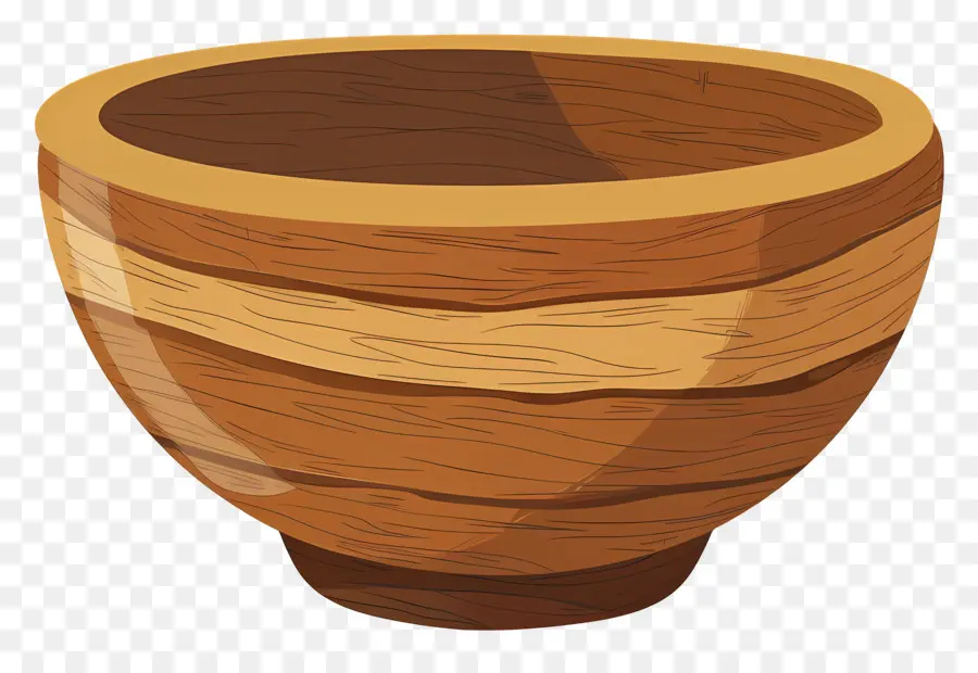 Cuenco De Madera，Natural PNG