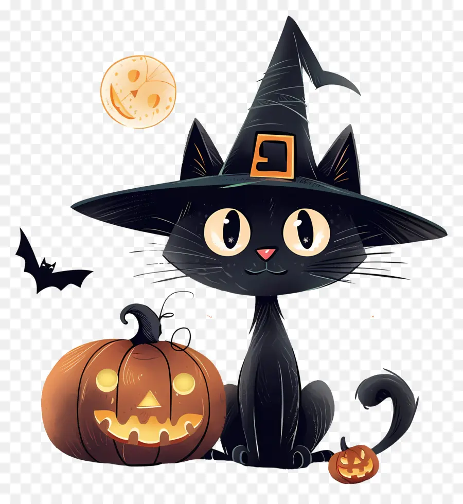 Halloween Gato，Halloween PNG