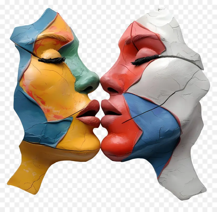 Beso，La Escultura PNG