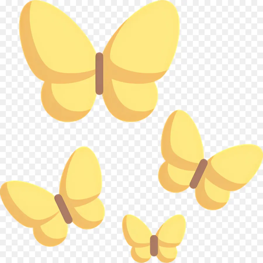 Mariposa，Las Mariposas Amarillas PNG