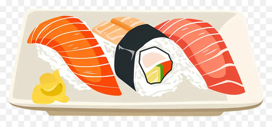 Sushi，Primer Plano PNG