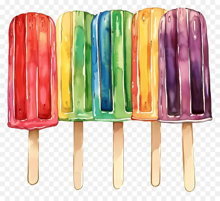 Las Paletas De Helado，Helados Pops PNG