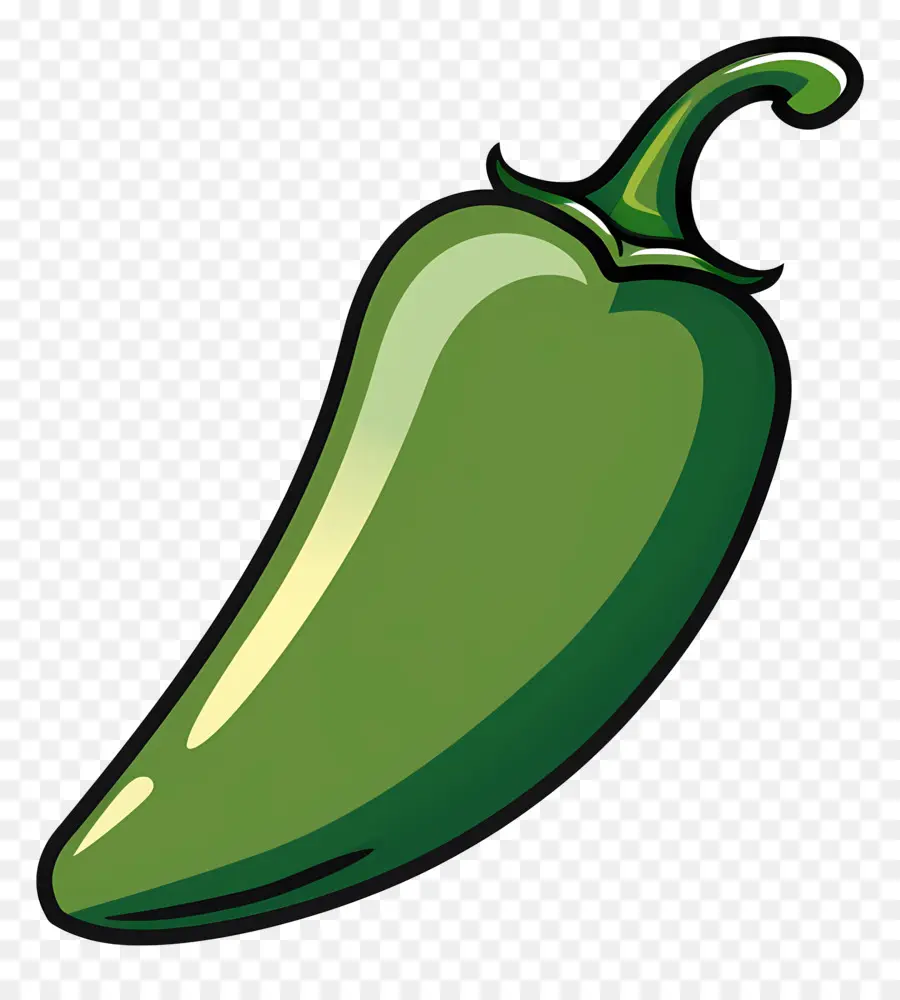 Pimiento Jalapeño，Ají Verde PNG