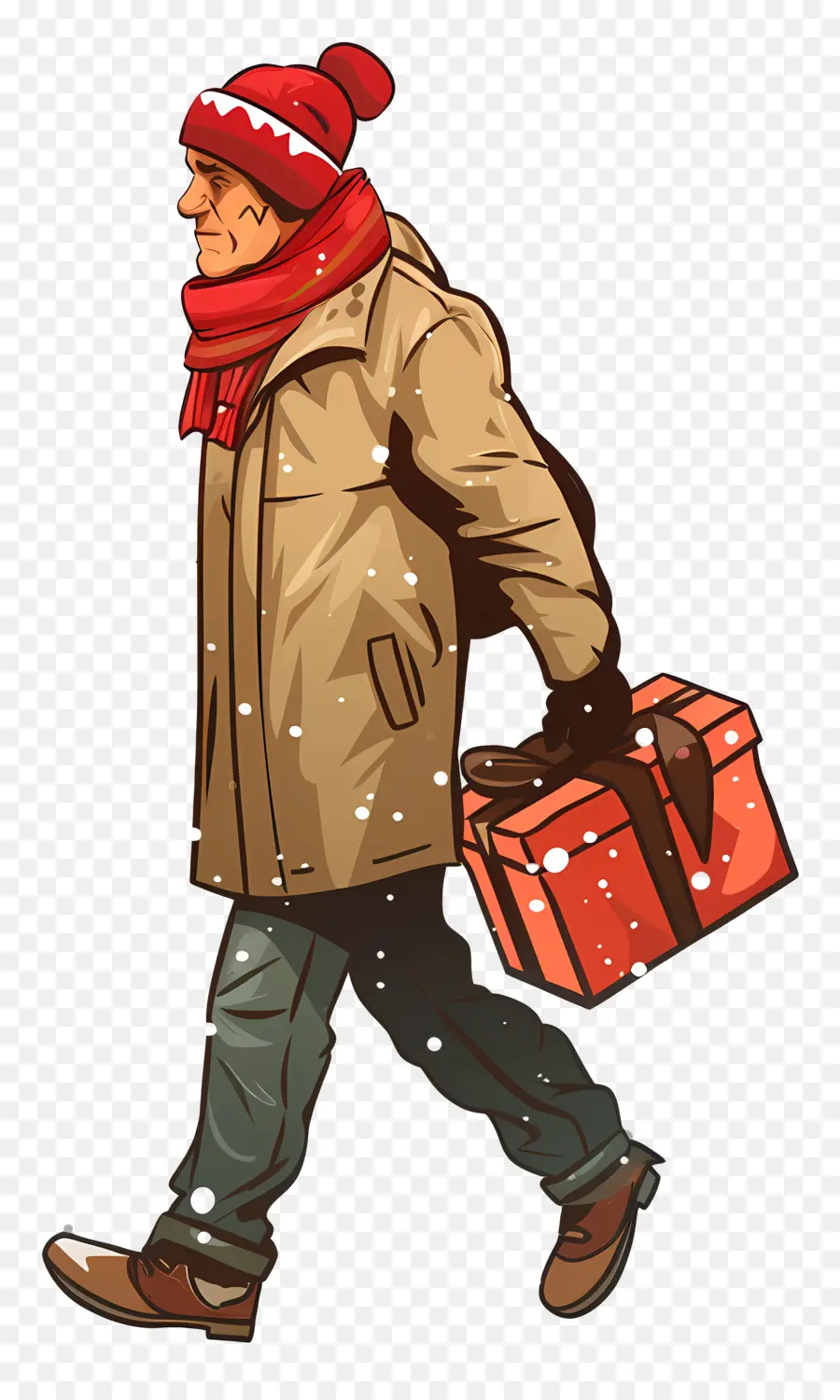 Hombre，Ropa De Invierno PNG