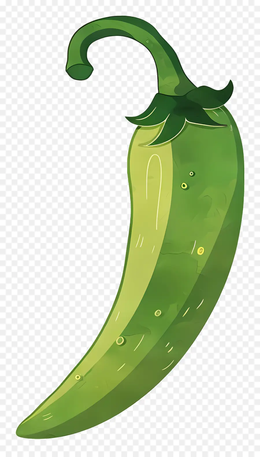 Pimiento Jalapeño，Ají Verde PNG