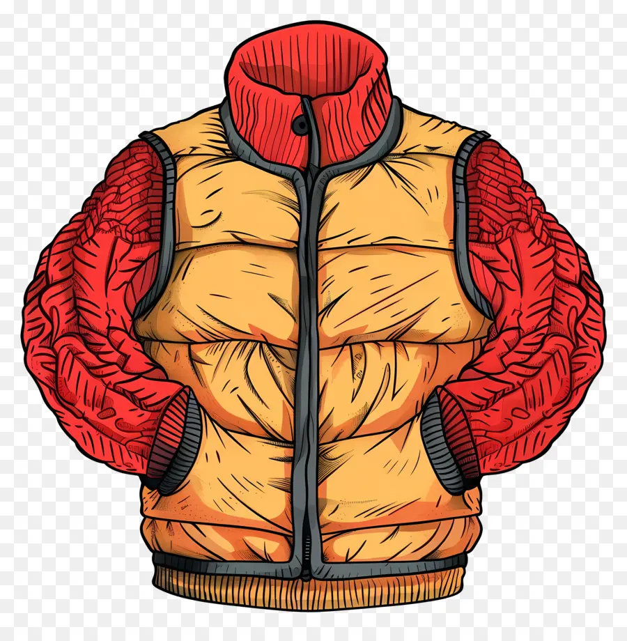 Abrigo De Invierno，Chaqueta Acolchada PNG