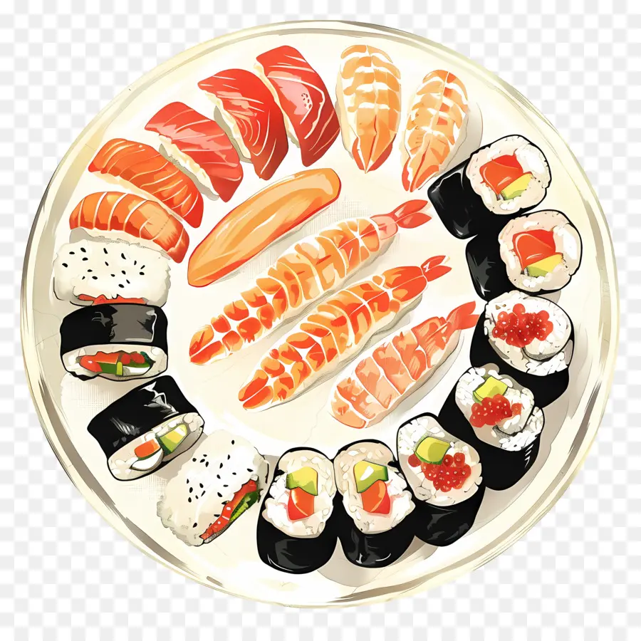 Sushi，Salmón PNG