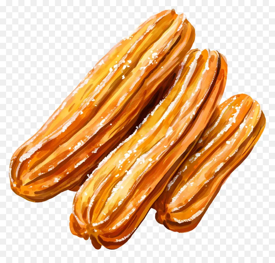 Churros，Masa Horneada PNG