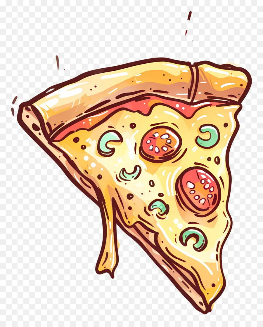 De Dibujos Animados De La Pizza，Pizza PNG