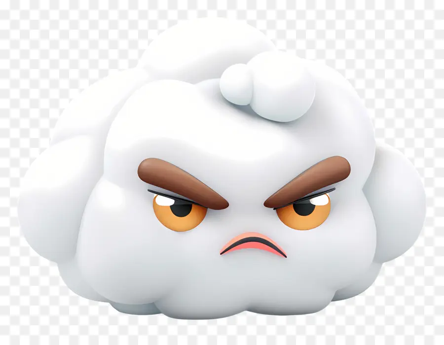 Nube，Nube Enojada PNG