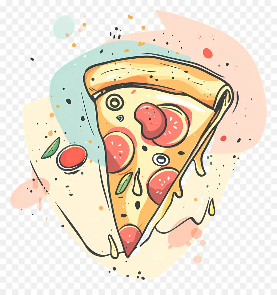 De Dibujos Animados De La Pizza，Pizza PNG