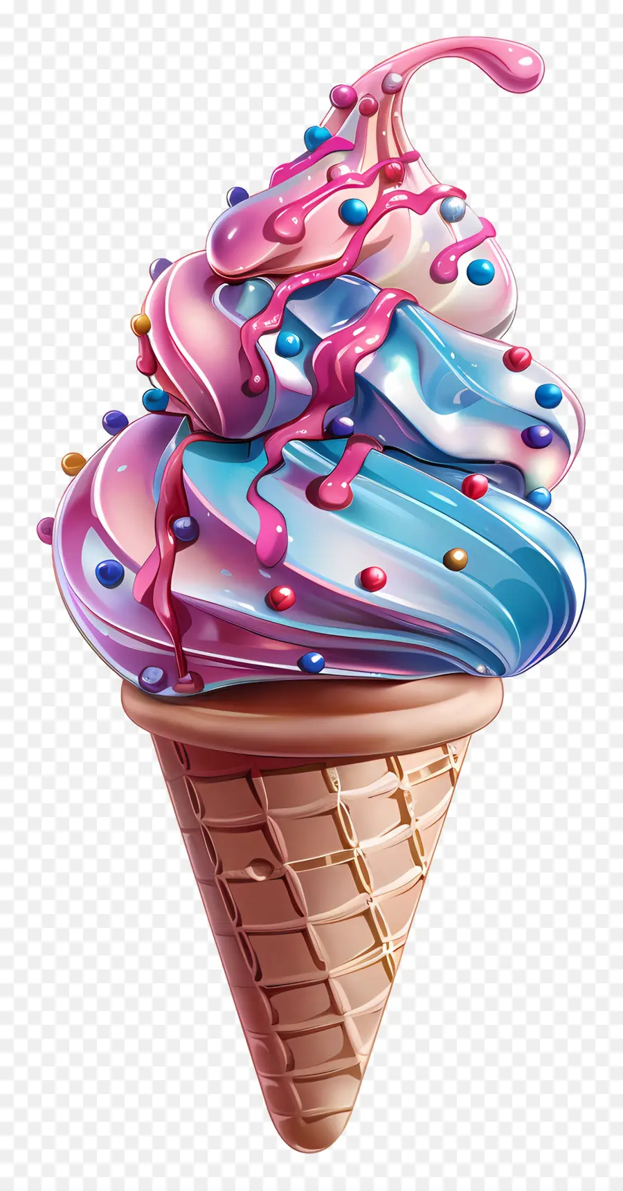 Helado，Cono De Helado PNG