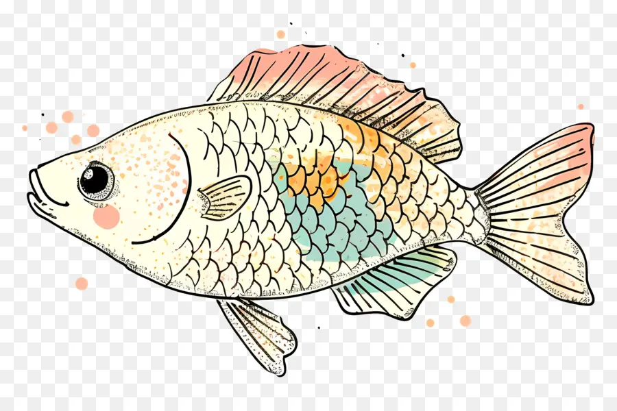 Dibujos Animados De Pescado，La Historieta PNG