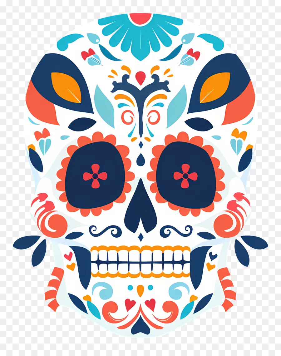 Cráneo Del Azúcar，Día De Los Muertos PNG