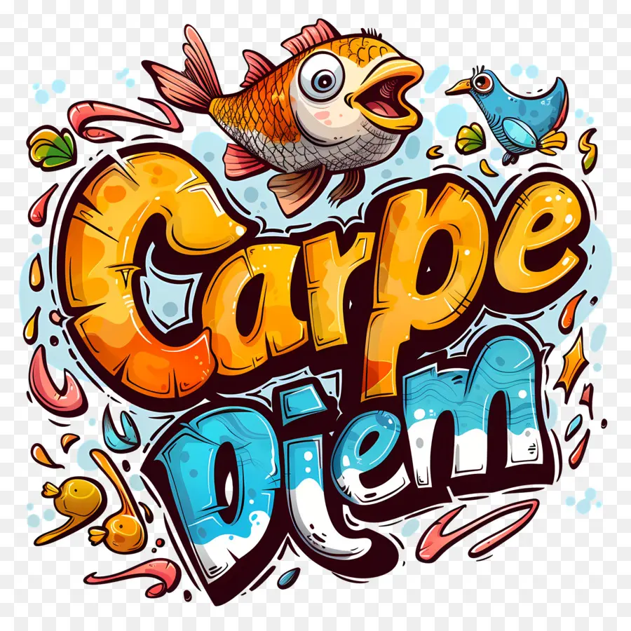 Carpe Diem，La Tipografía PNG