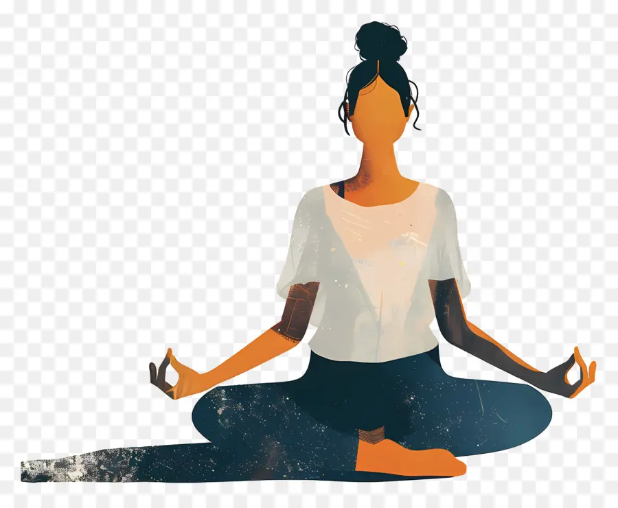 Meditación De La Mujer，La Meditación PNG