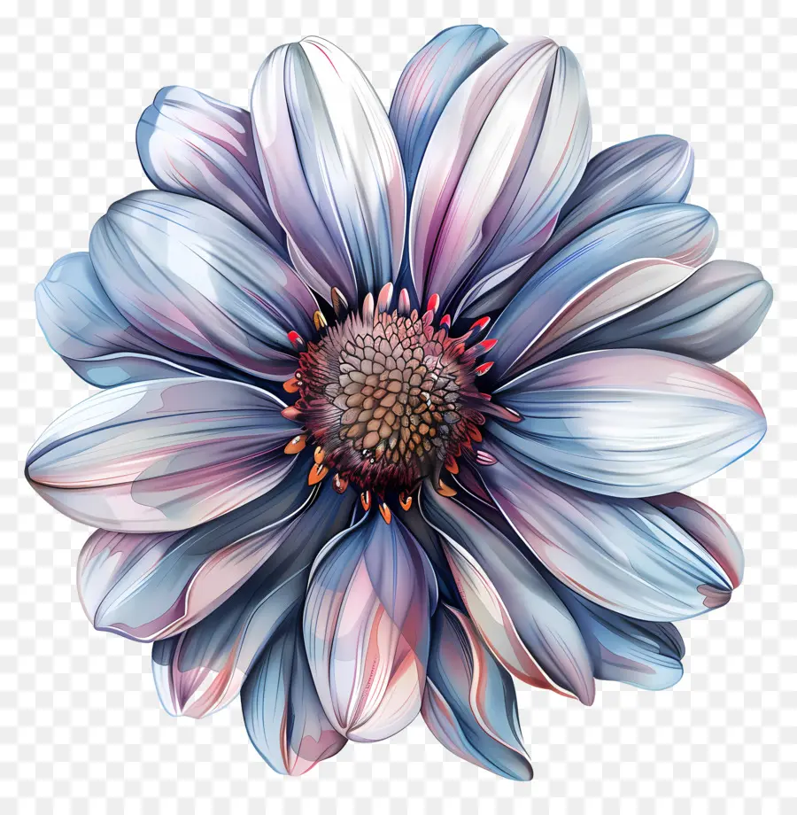 Flor，Flor Azul PNG