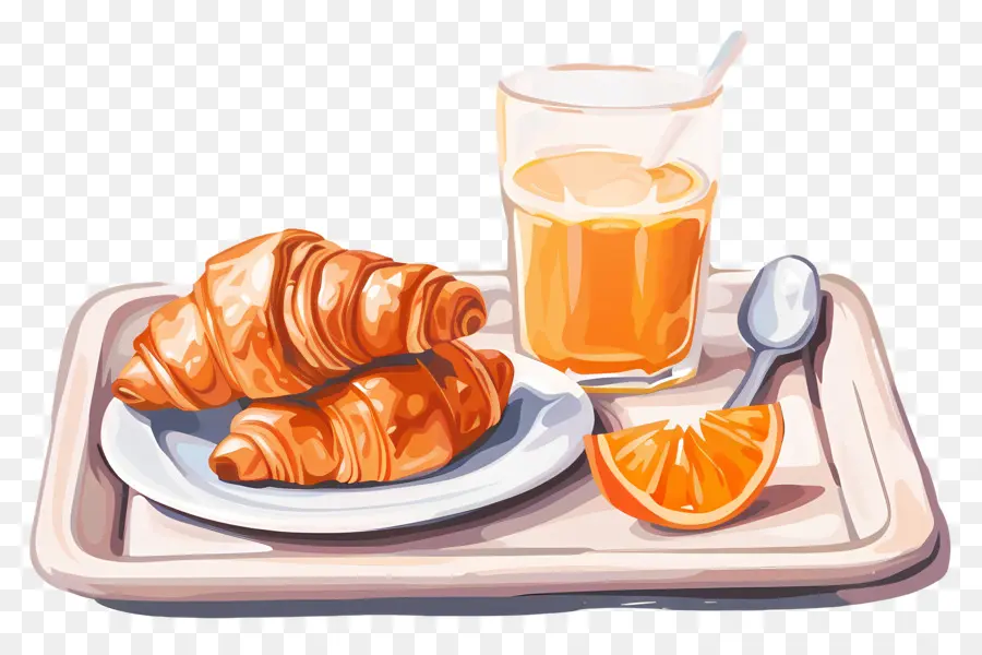 El Desayuno，Croissants PNG