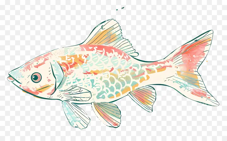 Dibujos Animados De Pescado，Peces De Colores PNG
